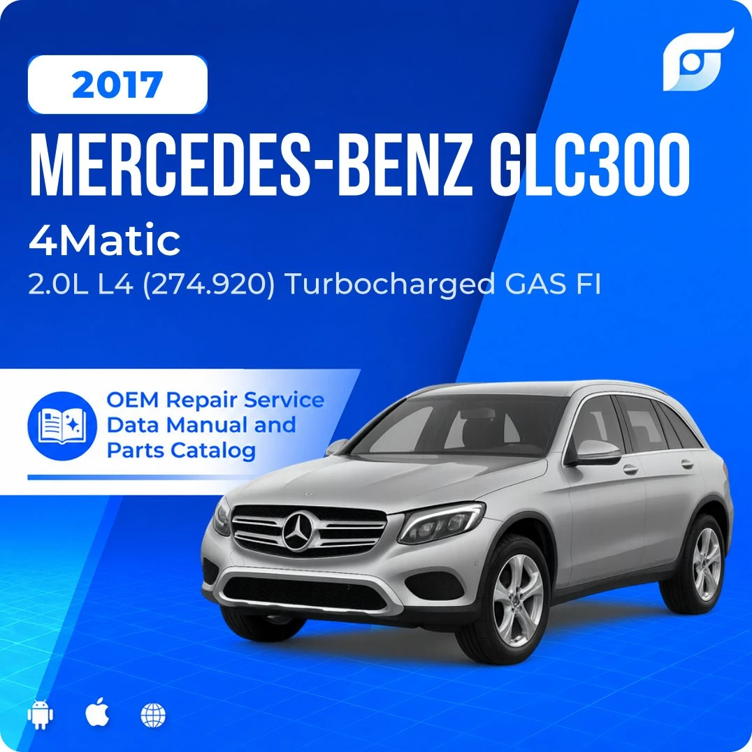 2017 Mercedes-Benz GLC300 4Matic - OEM Repair Service Manual