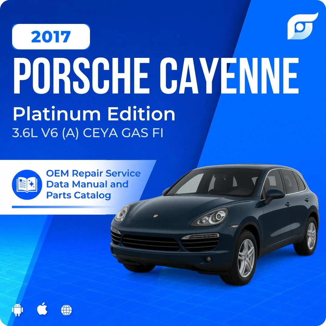 2017 Porsche Cayenne Platinum Edition - OEM Repair Service Manual