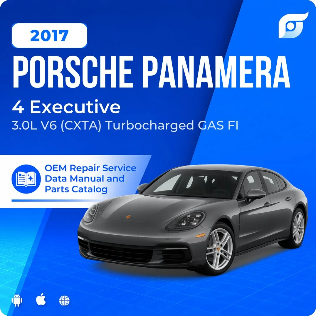 2017 Porsche Panamera 4 Executive - OEM Repair Service Manual