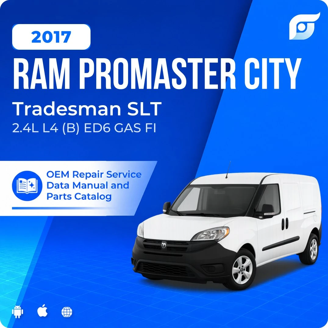 2017 Ram ProMaster City Tradesman SLT - OEM Repair Service Manual