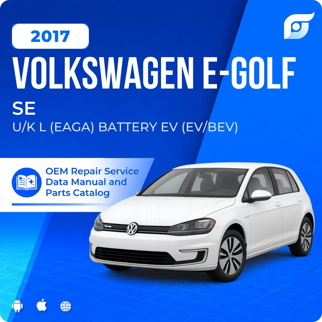 2017 Volkswagen e-Golf SE - OEM Repair Service Manual
