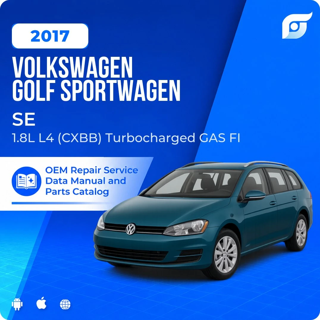 2017 Volkswagen Golf SportWagen SE - OEM Repair Service Manual
