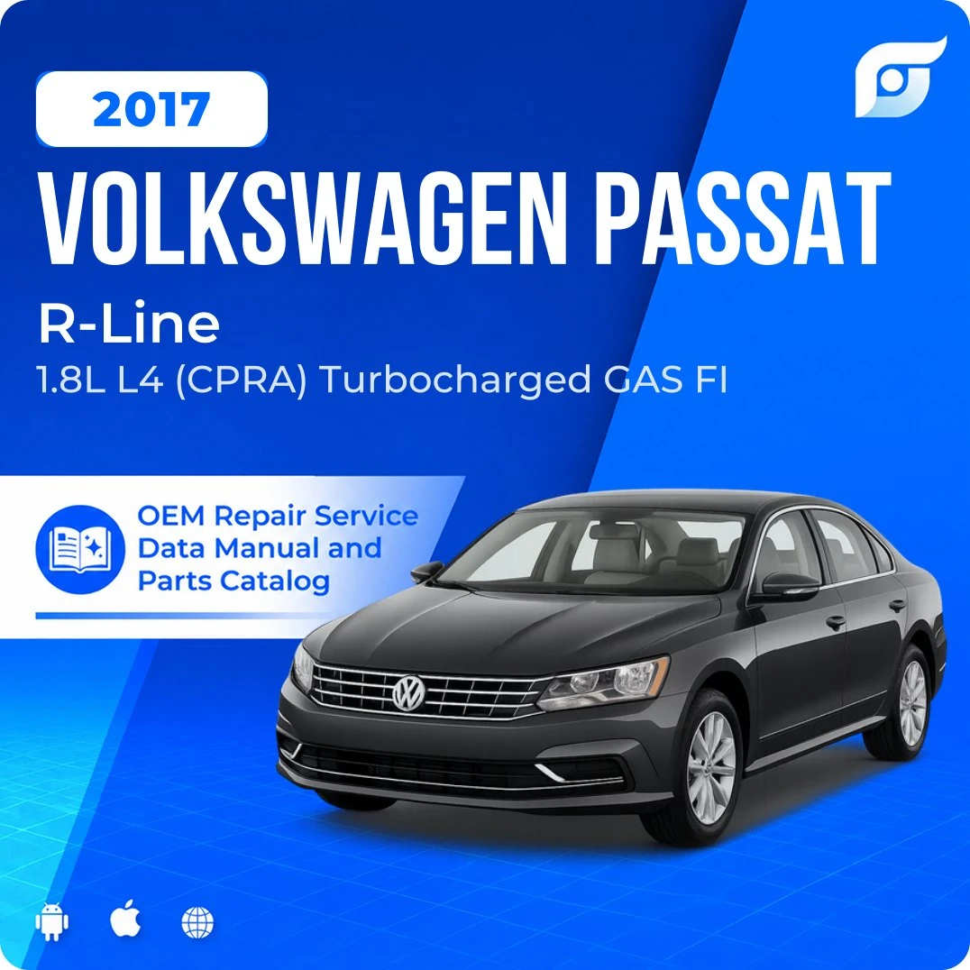 2017 Volkswagen Passat R-Line - OEM Repair Service Manual
