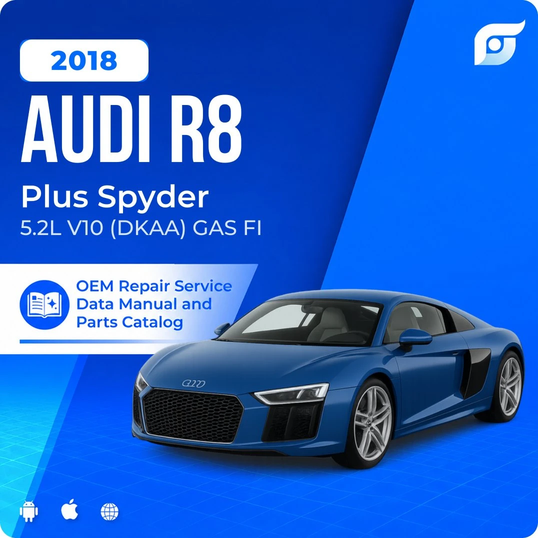2018 Audi R8 Plus Spyder - OEM Repair Service Manual