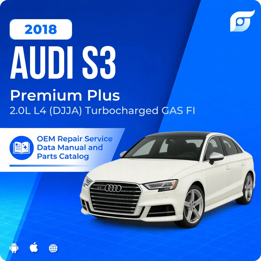 2018 Audi S3 Premium Plus - OEM Repair Service Manual