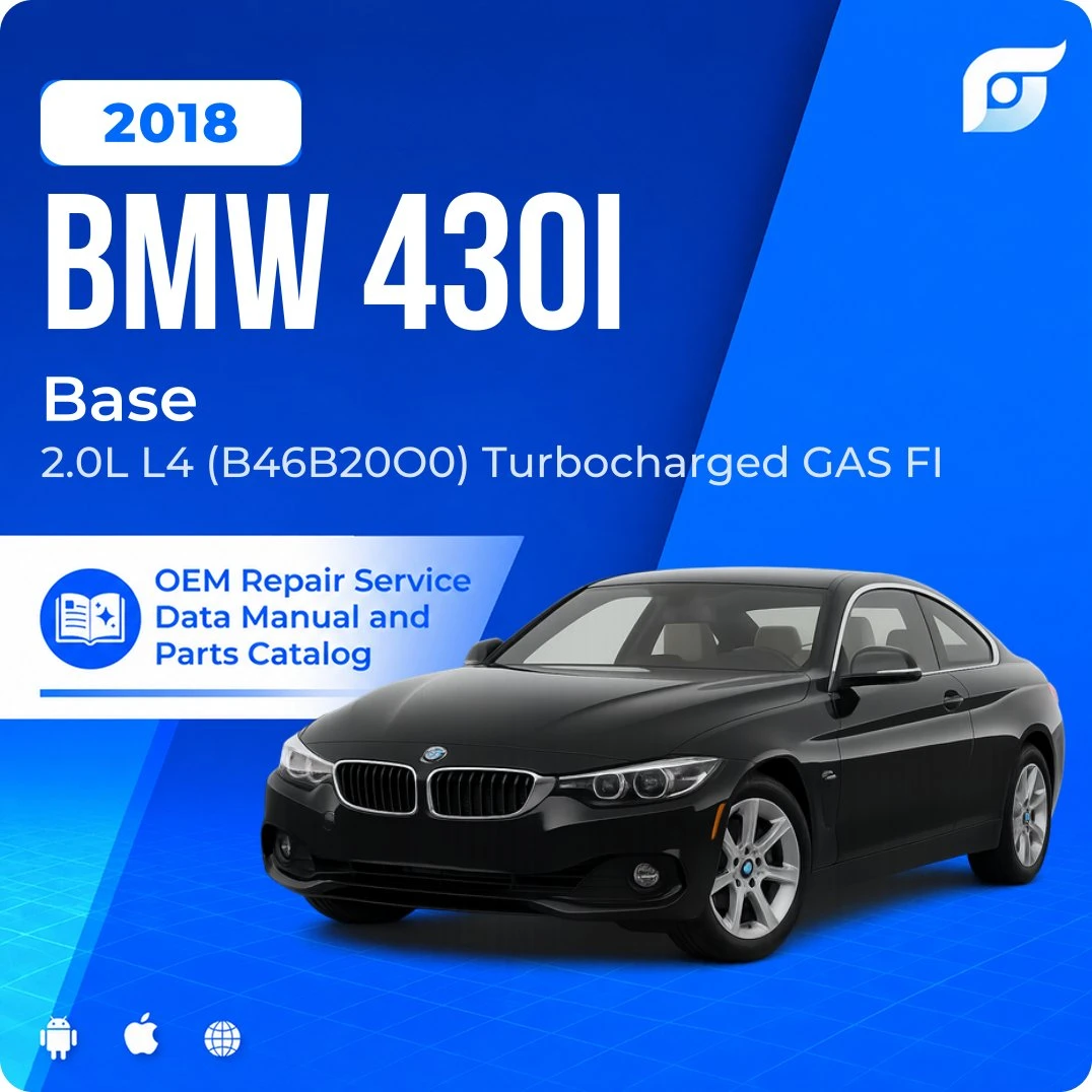 2018 BMW 430i Base - OEM Repair Service Manual