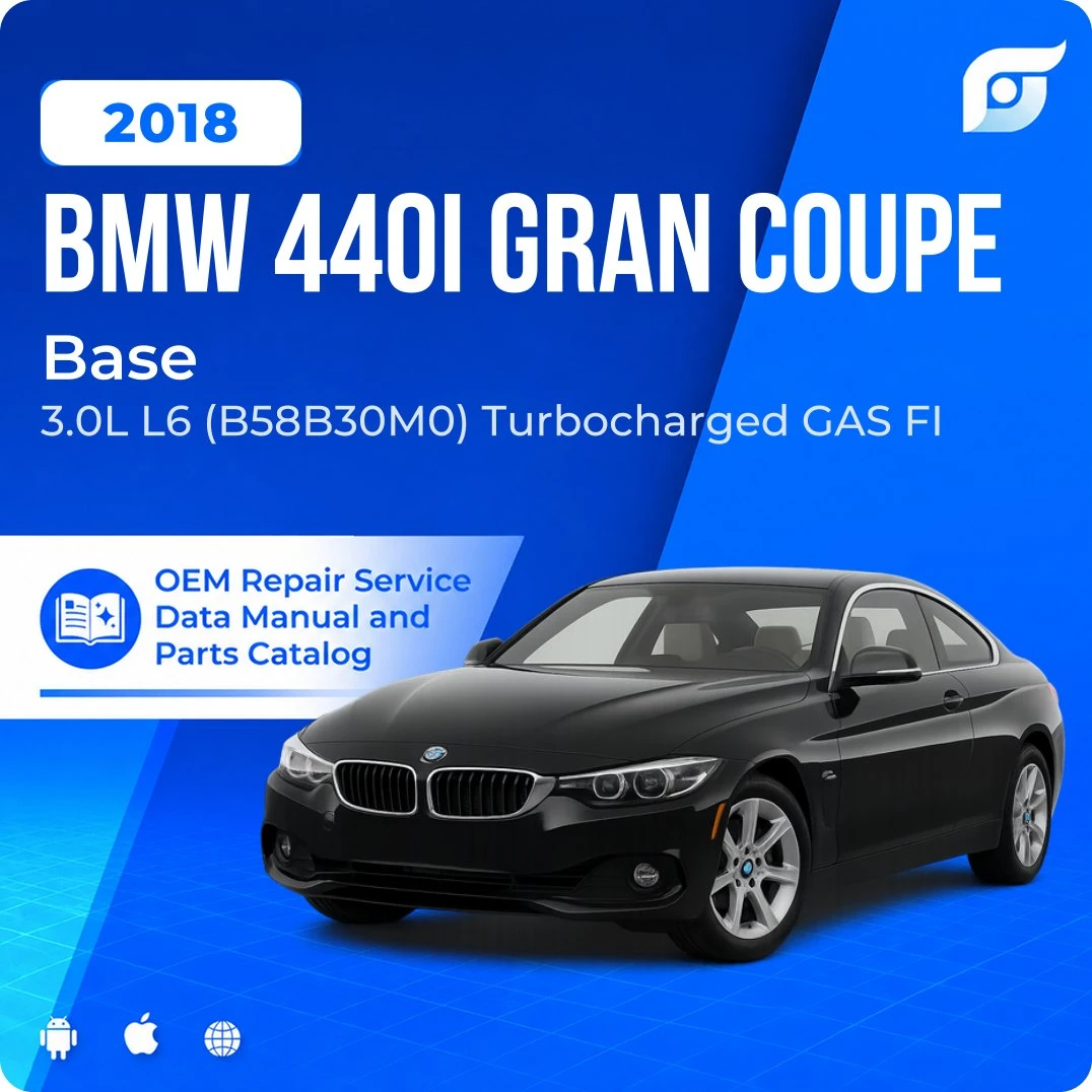2018 BMW 440i Gran Coupe Base - OEM Repair Service Manual