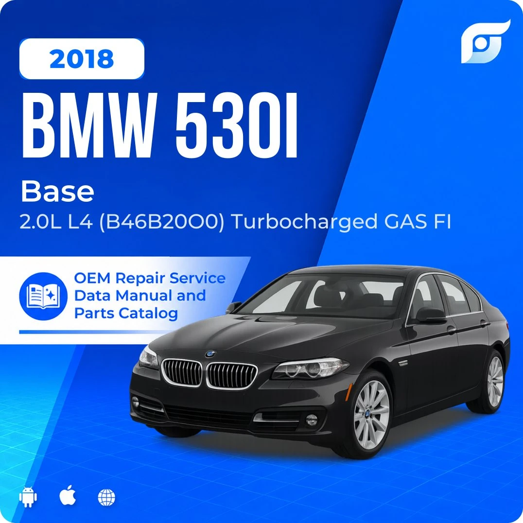 2018 BMW 530i Base - OEM Repair Service Manual