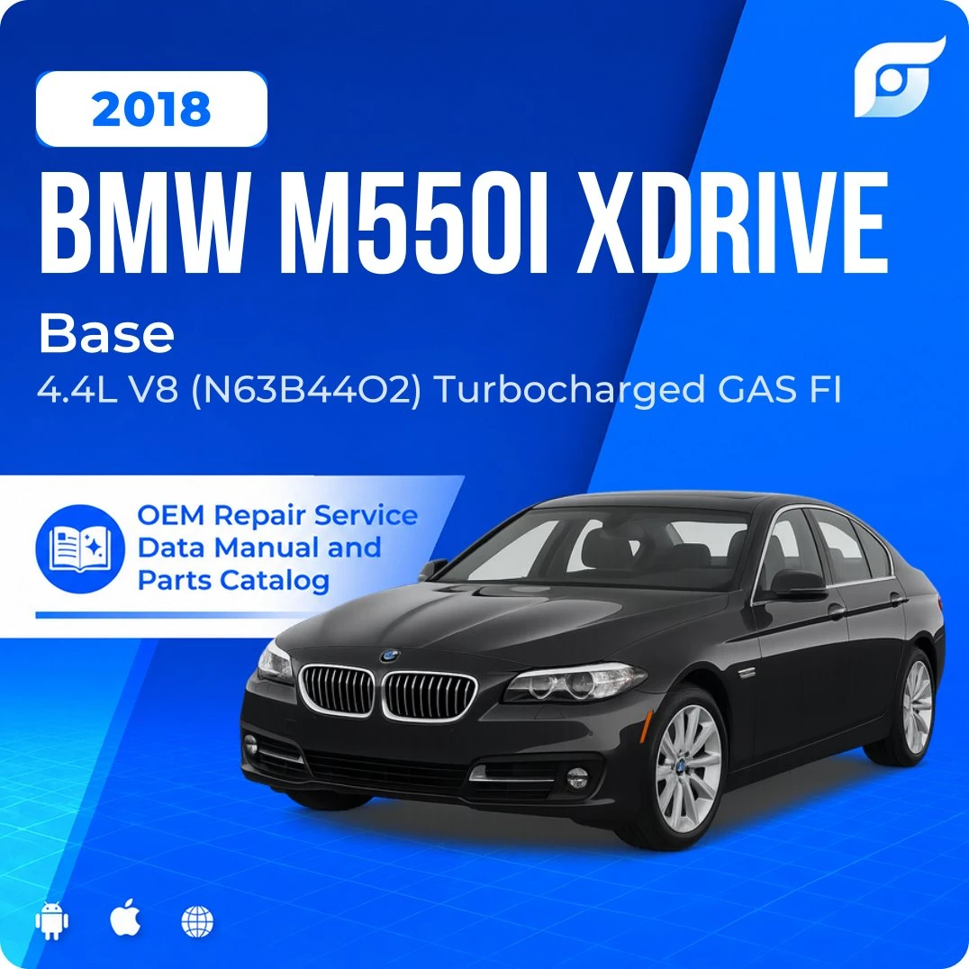 2018 BMW M550i xDrive Base - OEM Repair Service Manual