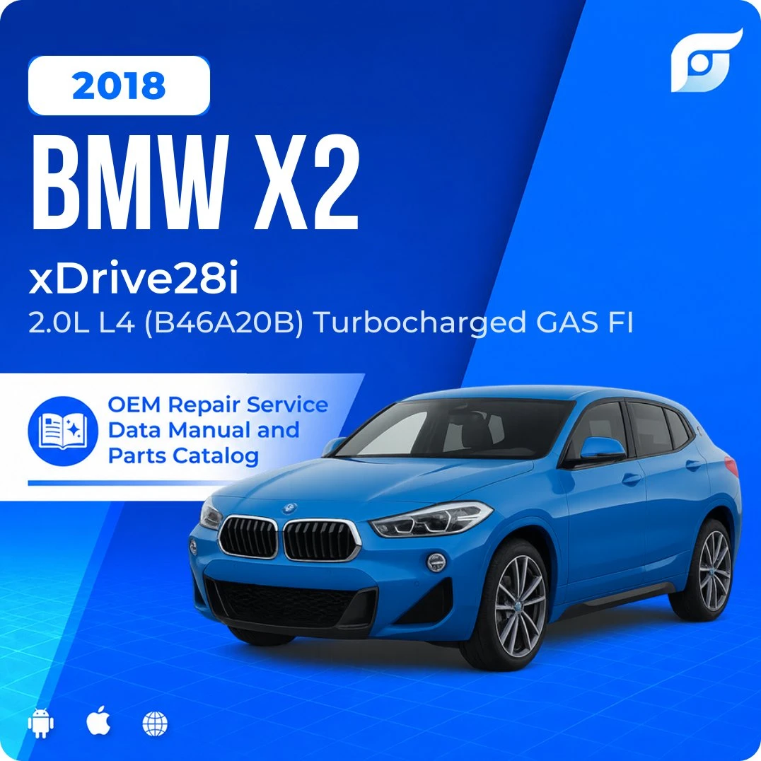 2018 BMW X2 xDrive28i - OEM Repair Service Manual