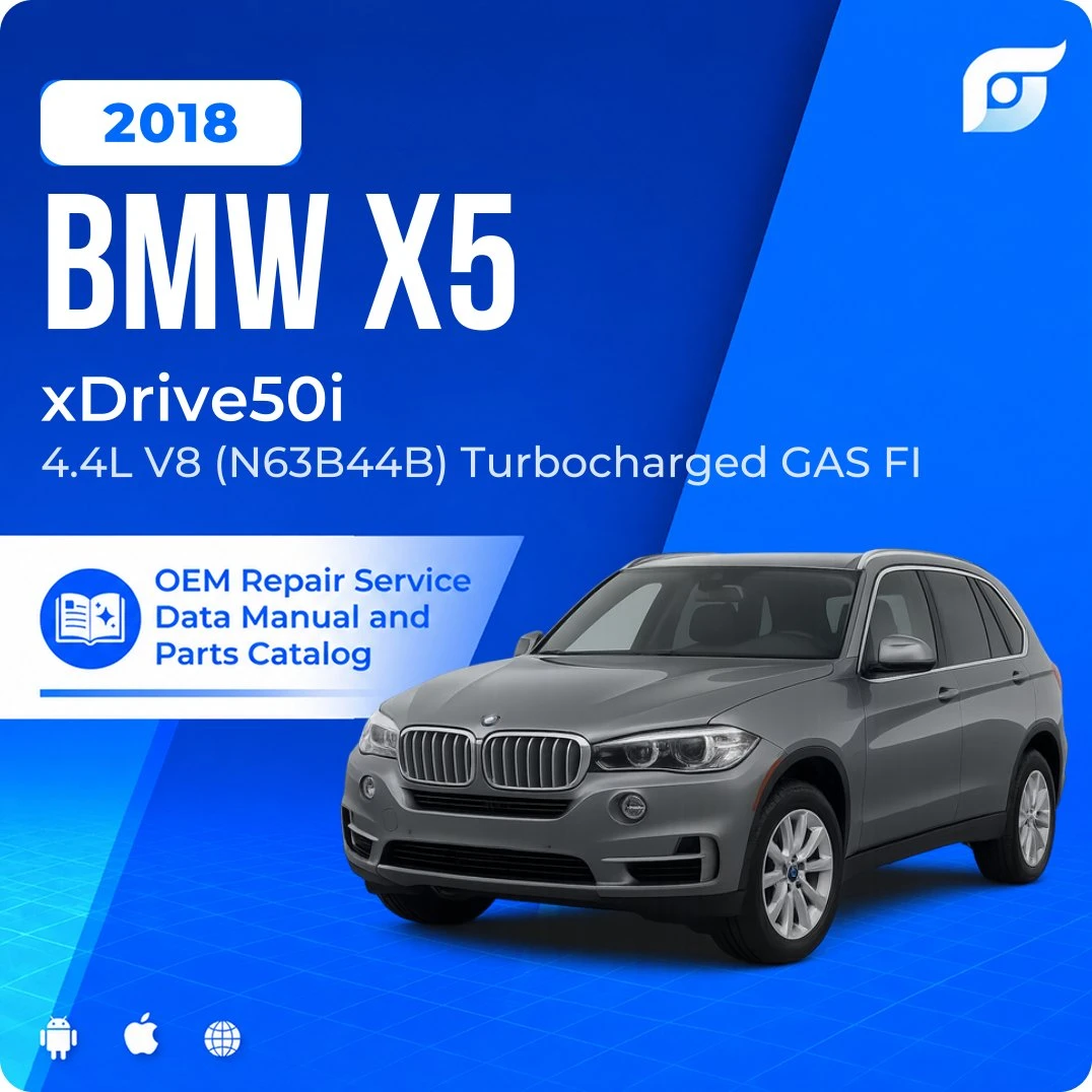 2018 BMW X5 xDrive50i - OEM Repair Service Manual