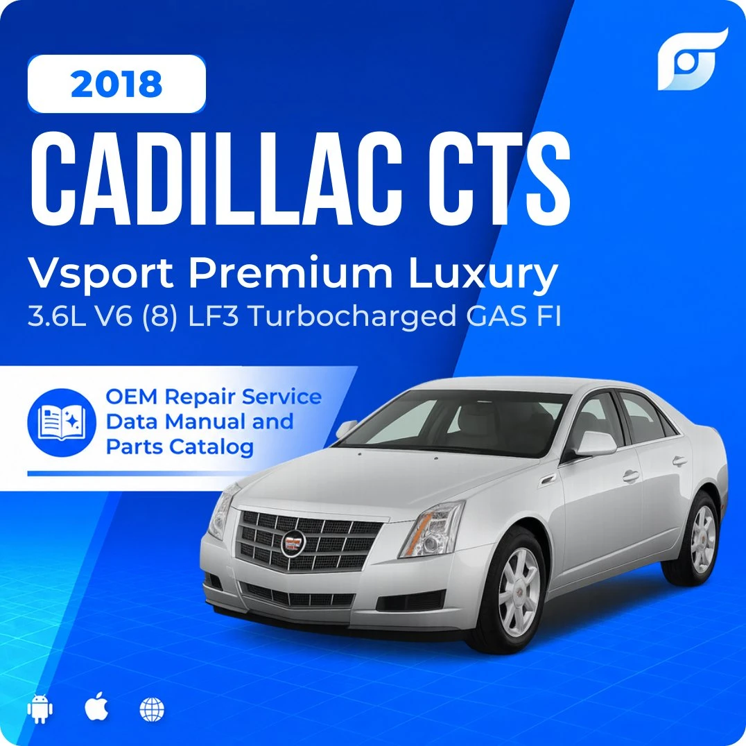 2018 Cadillac CTS Vsport Premium Luxury - OEM Repair Service Manual