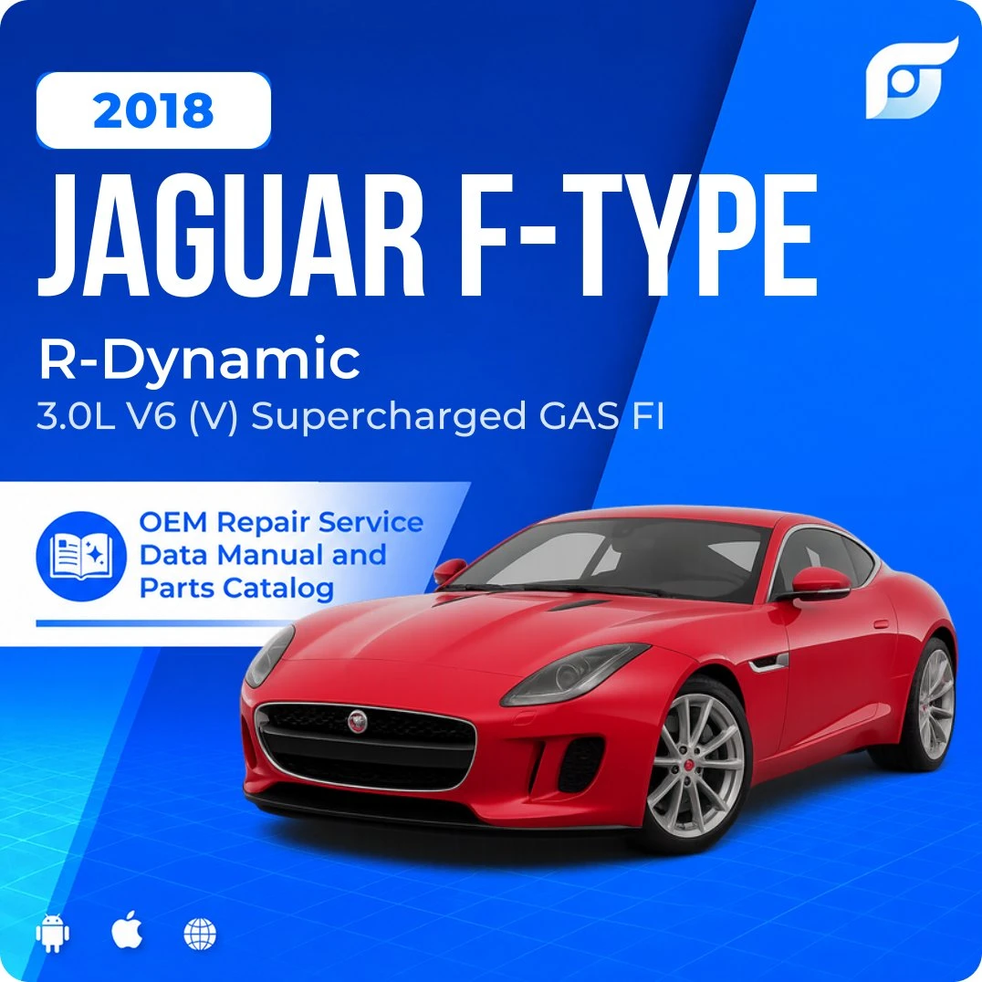 2018 Jaguar F-Type R-Dynamic - OEM Repair Service Manual