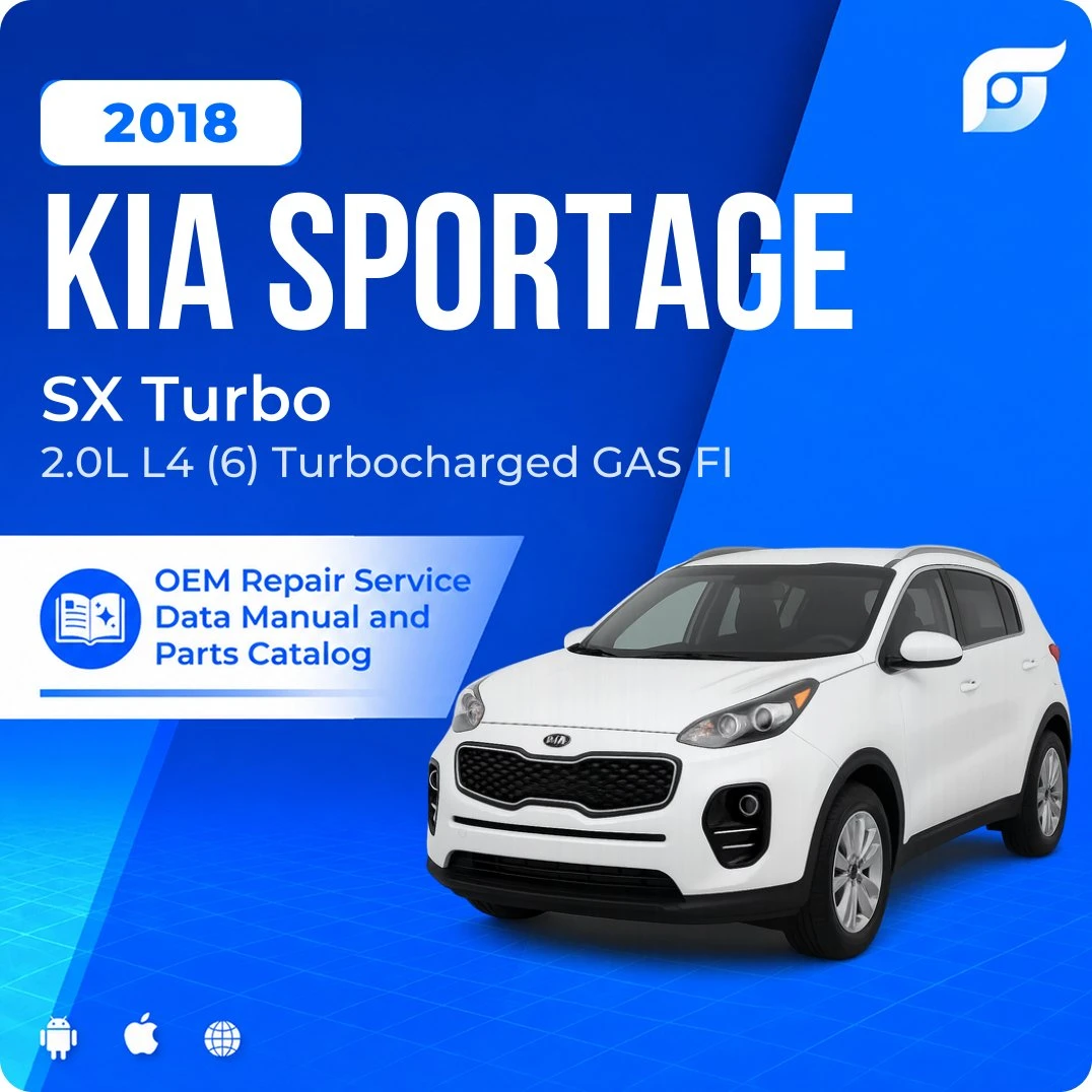 2018 Kia Sportage SX Turbo - OEM Repair Service Manual