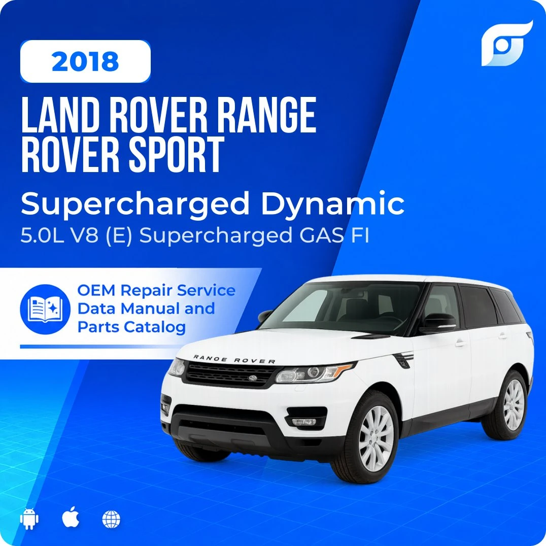 2018 Land Rover Range Rover Sport Supercharged Dynamic - OEM Repair Service Manual