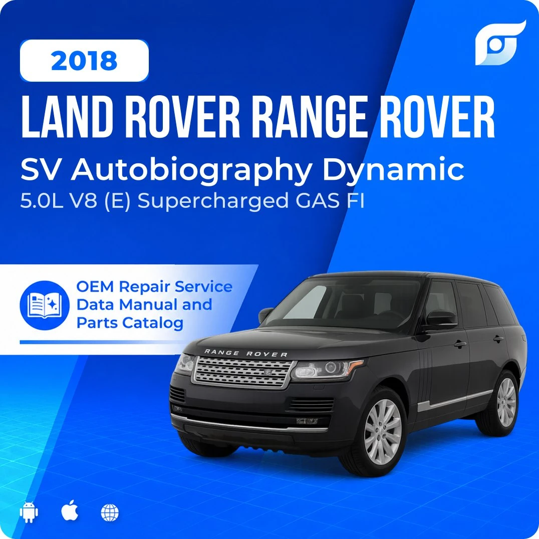 2018 Land Rover Range Rover SV Autobiography Dynamic - OEM Repair Service Manual