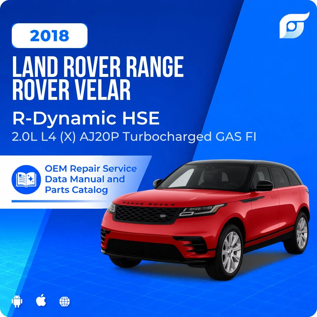 2018 Land Rover Range Rover Velar R-Dynamic HSE - OEM Repair Service Manual