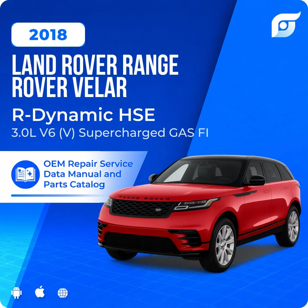 2018 Land Rover Range Rover Velar R-Dynamic HSE - OEM Repair Service Manual