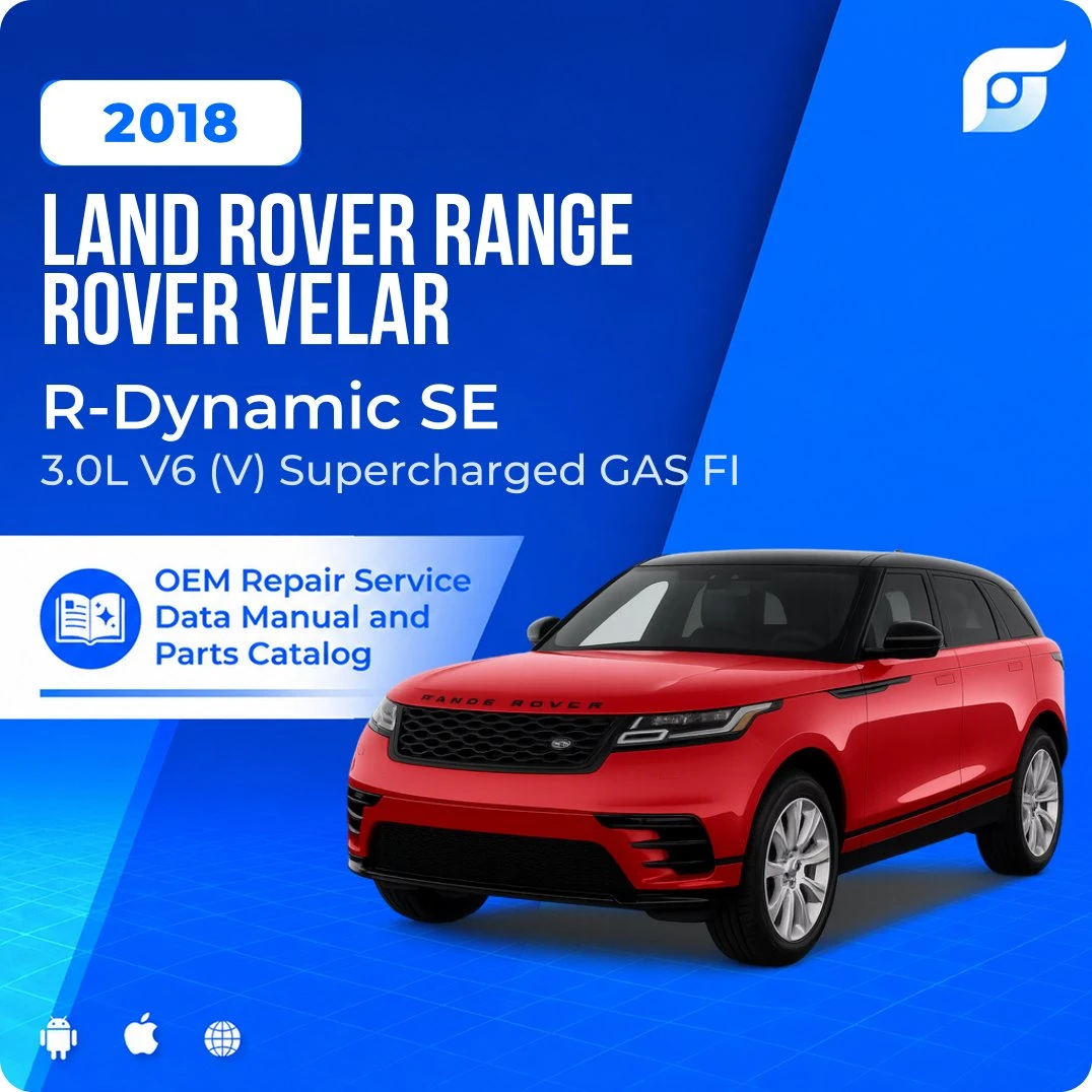 2018 Land Rover Range Rover Velar R-Dynamic SE - OEM Repair Service Manual