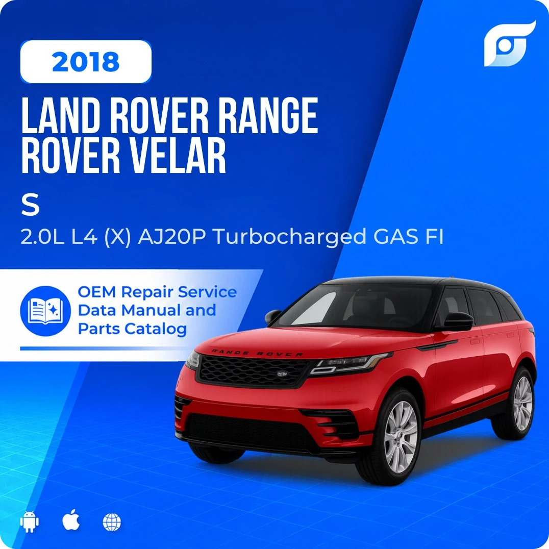 2018 Land Rover Range Rover Velar S - OEM Repair Service Manual