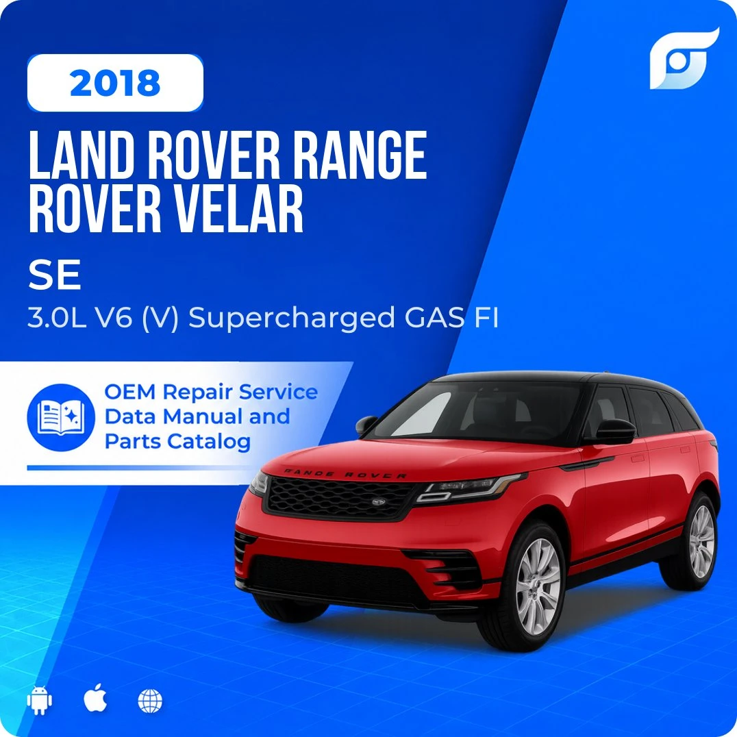 2018 Land Rover Range Rover Velar SE - OEM Repair Service Manual