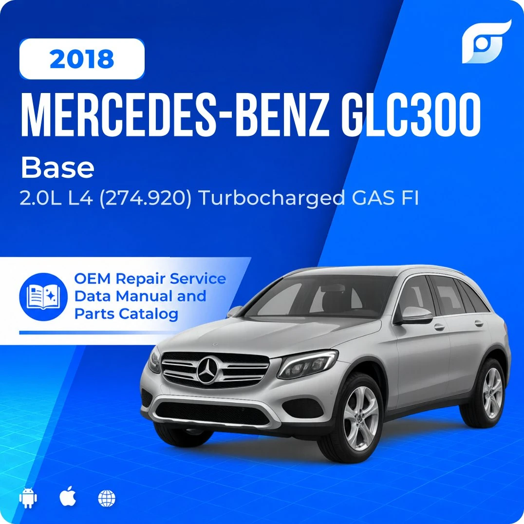 2018 Mercedes-Benz GLC300 Base - OEM Repair Service Manual