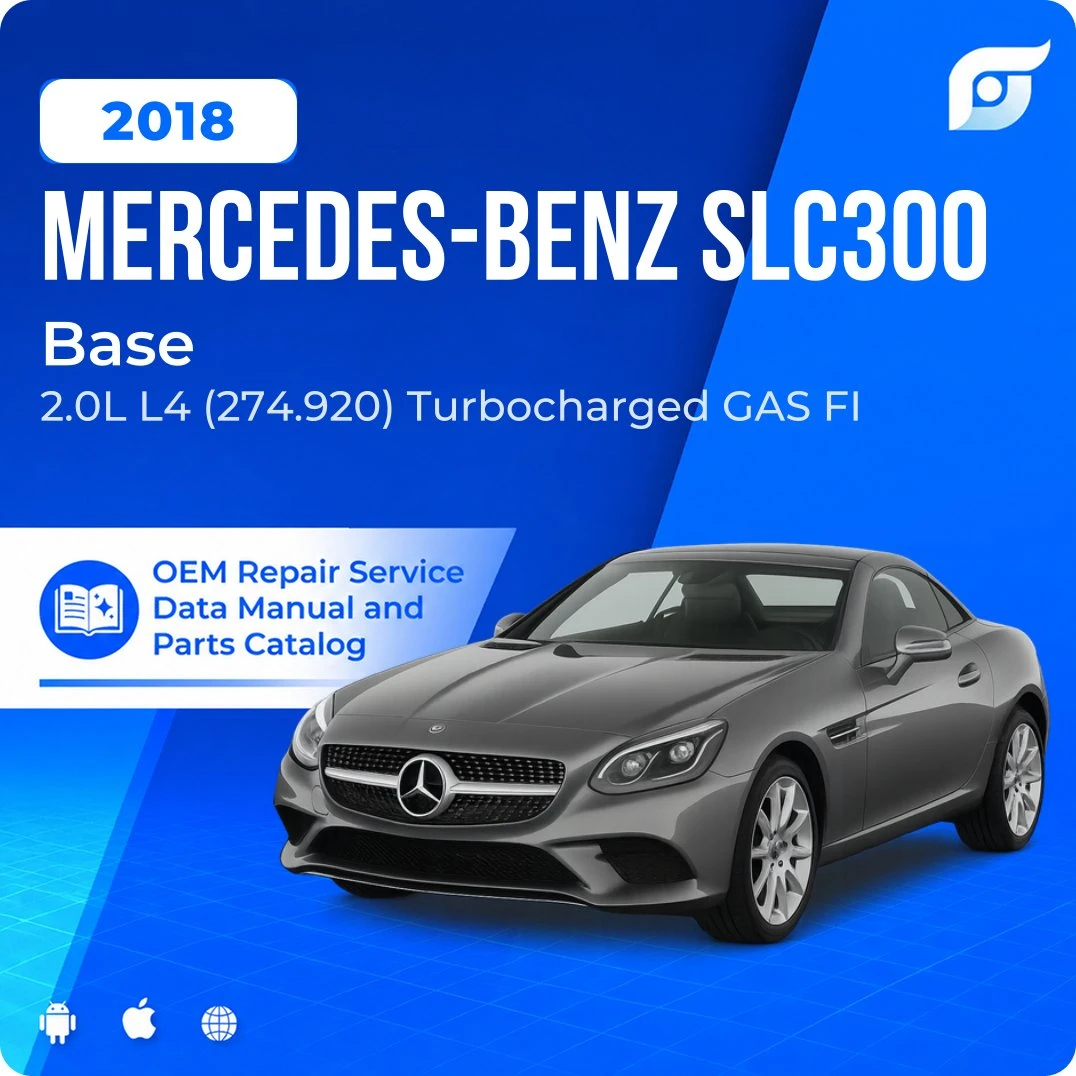 2018 Mercedes-Benz SLC300 Base - OEM Repair Service Manual