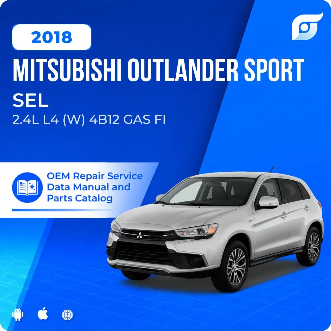 2018 Mitsubishi Outlander Sport SEL - OEM Repair Service Manual