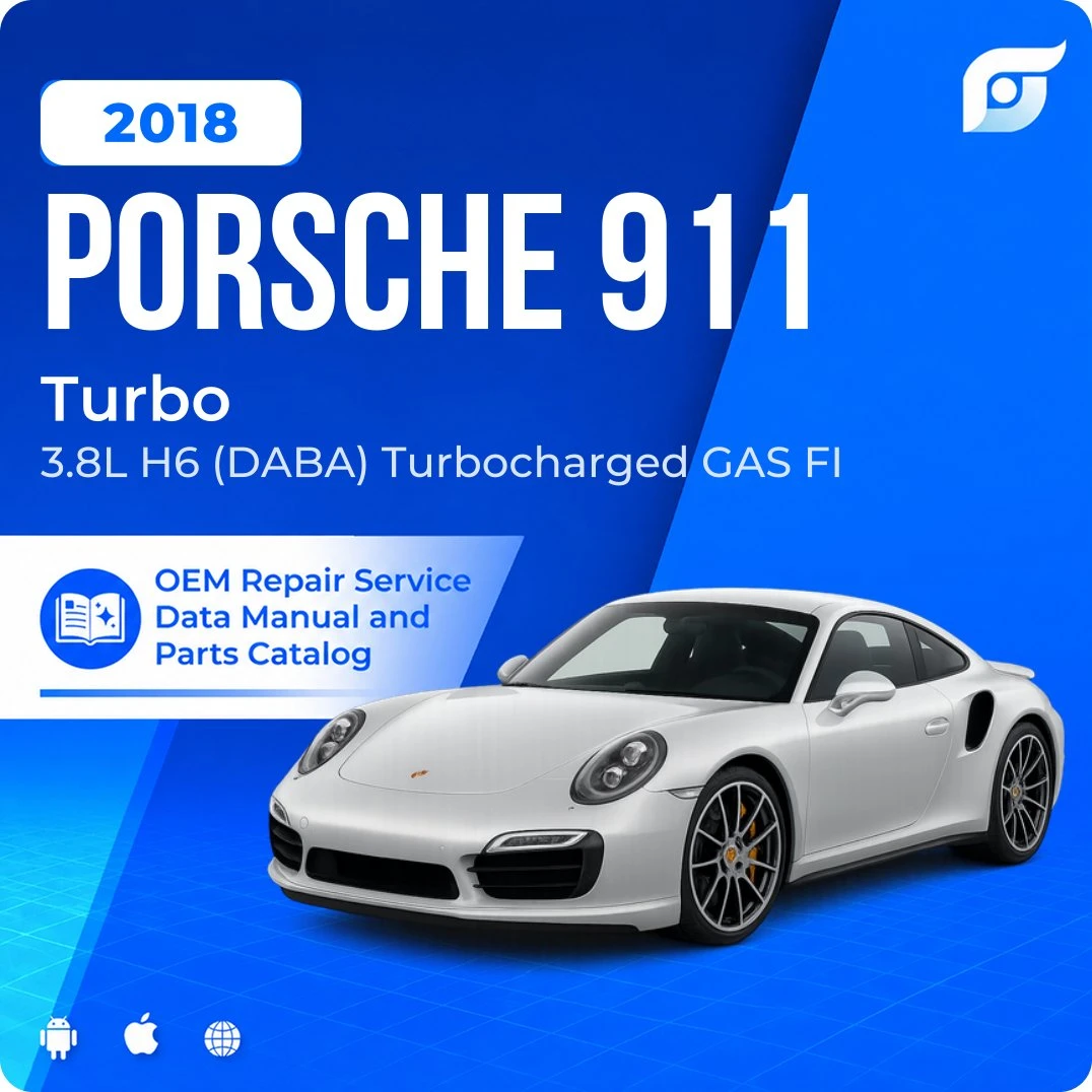 2018 Porsche 911 Turbo - OEM Repair Service Manual