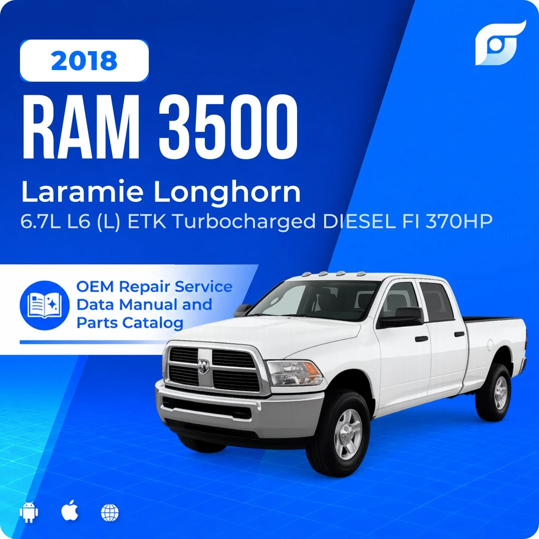2018 Ram 3500 Laramie Longhorn - OEM Repair Service Manual