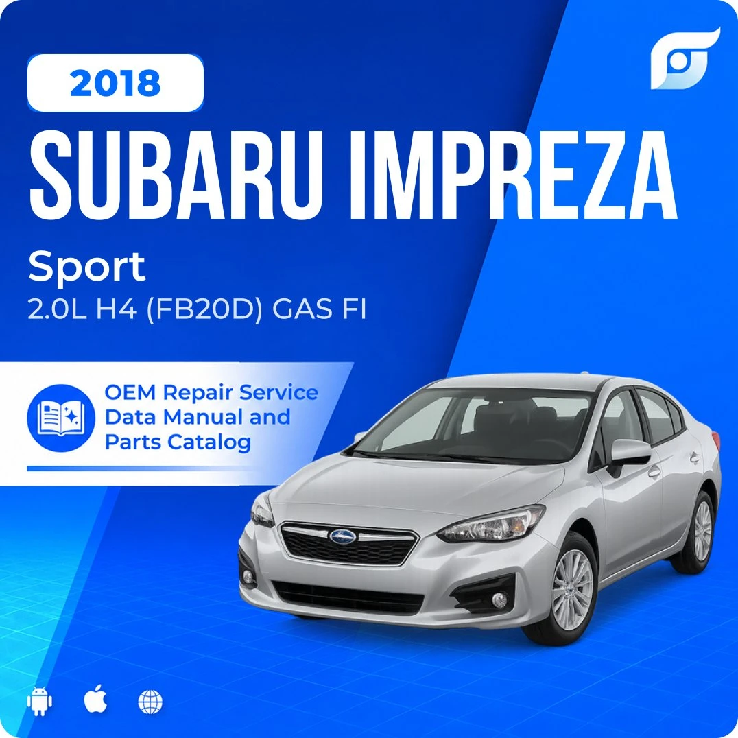 2018 Subaru Impreza Sport - OEM Repair Service Manual