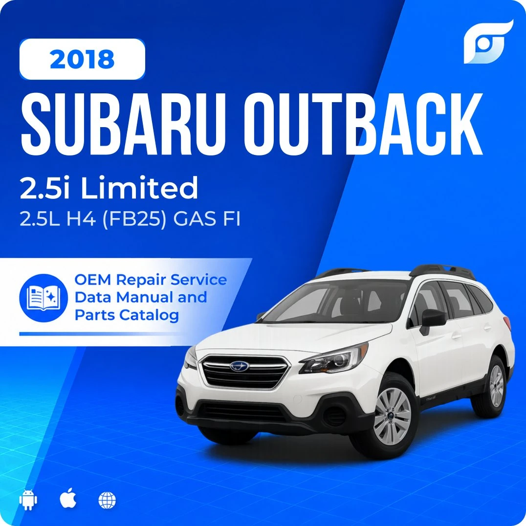 2018 Subaru Outback 2.5i Limited - OEM Repair Service Manual