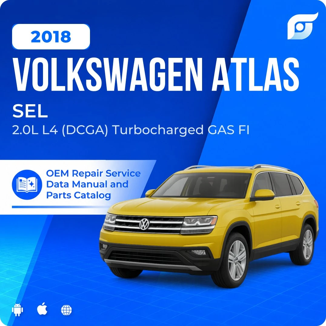 2018 Volkswagen Atlas SEL - OEM Repair Service Manual