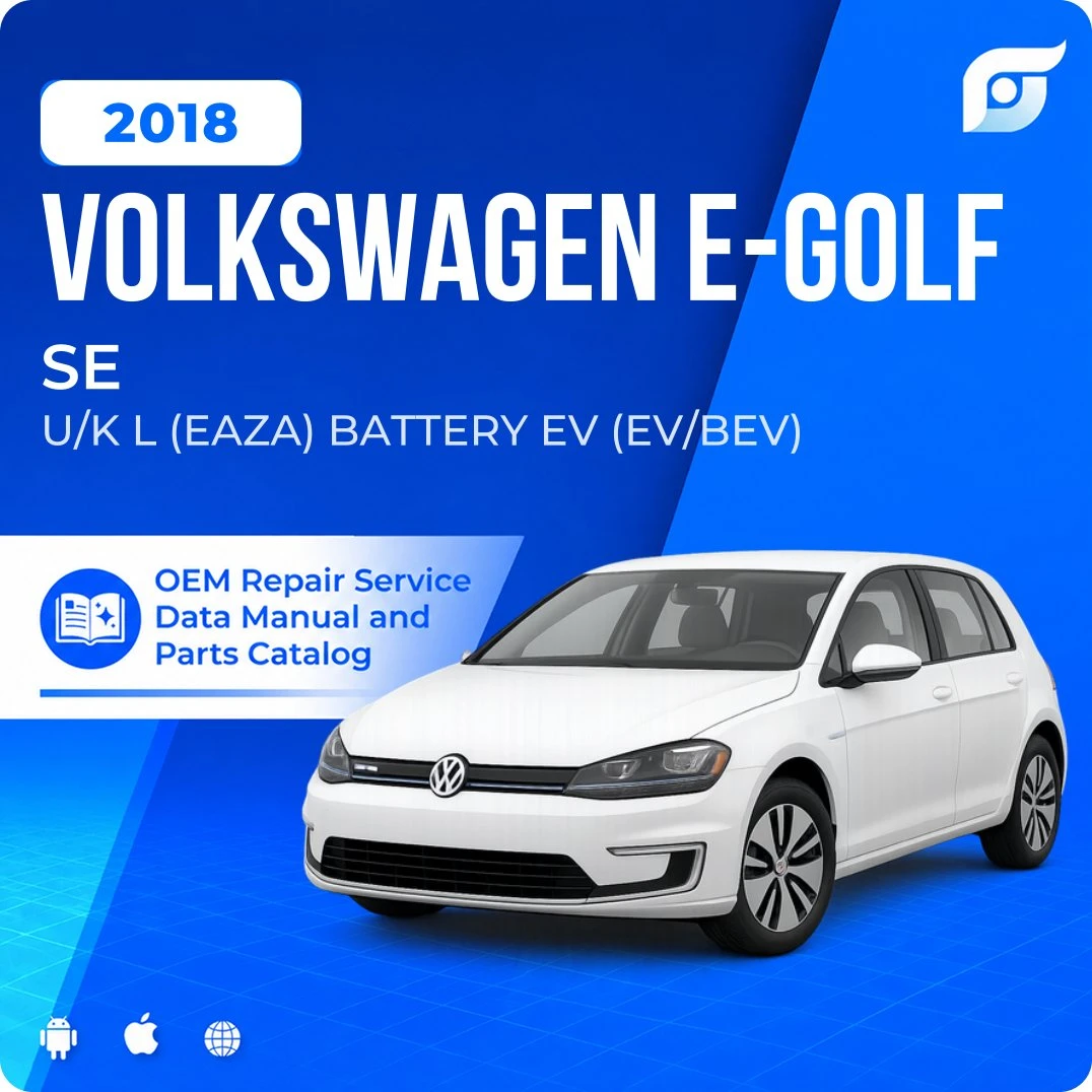 2018 Volkswagen e-Golf SE - OEM Repair Service Manual