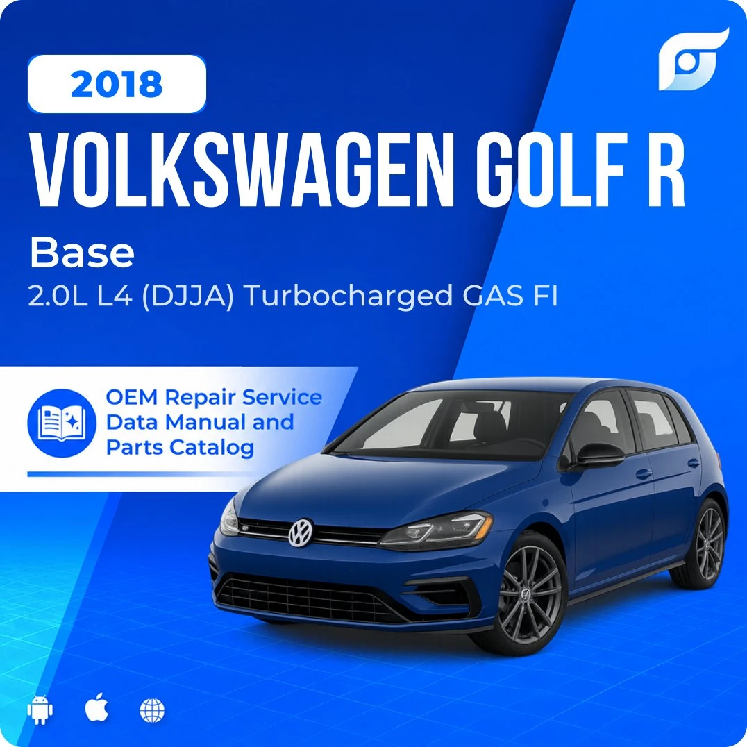 2018 Volkswagen Golf R Base - OEM Repair Service Manual
