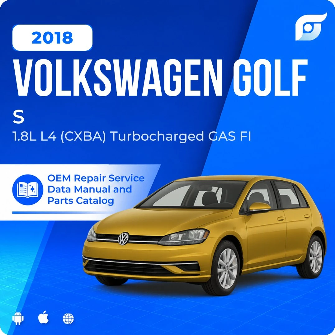 2018 Volkswagen Golf S - OEM Repair Service Manual