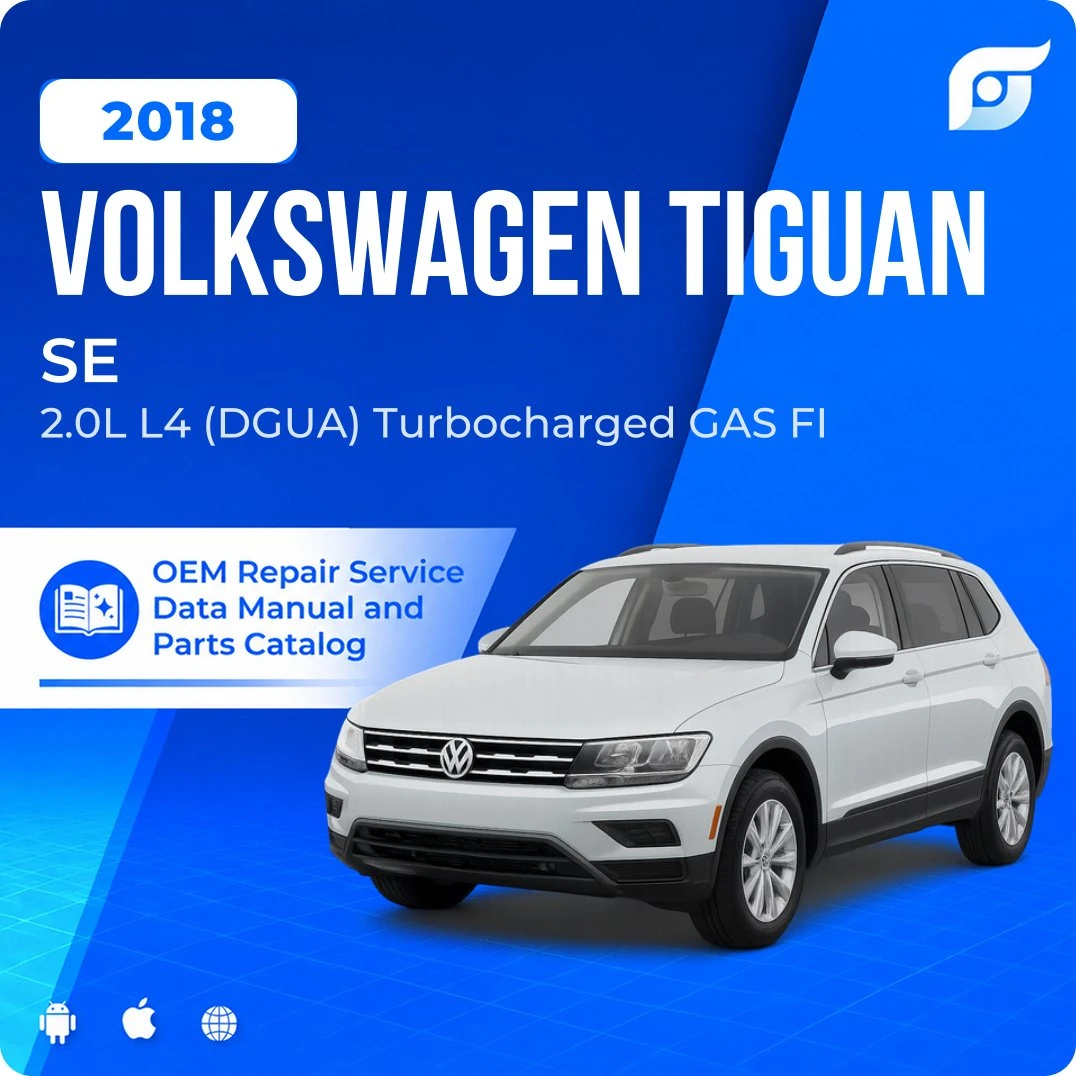 2018 Volkswagen Tiguan SE - OEM Repair Service Manual
