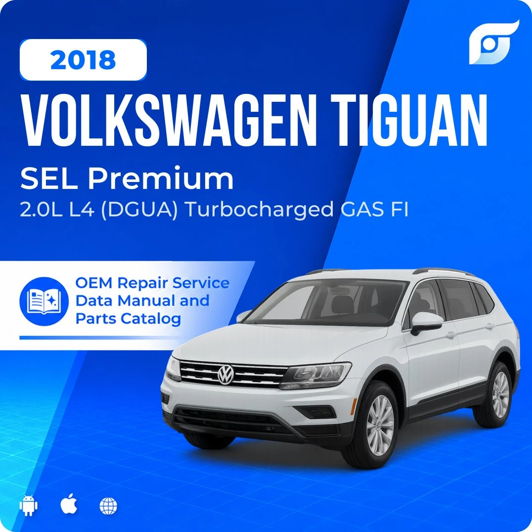 2018 Volkswagen Tiguan SEL Premium - OEM Repair Service Manual