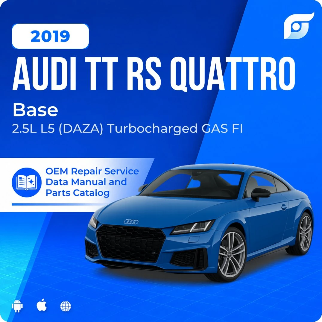 2019 Audi TT RS Quattro Base - OEM Repair Service Manual