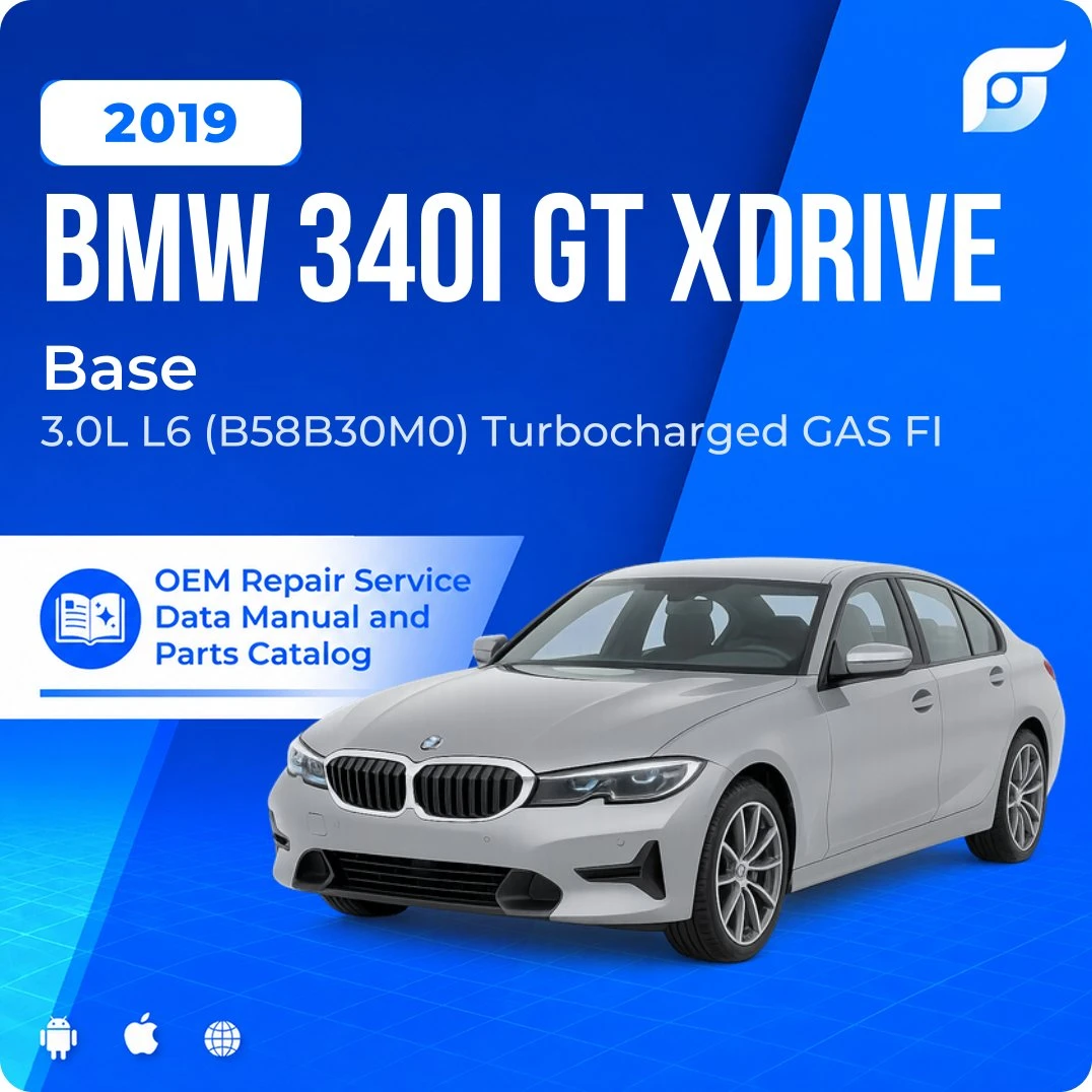 2019 BMW 340i GT xDrive Base - OEM Repair Service Manual
