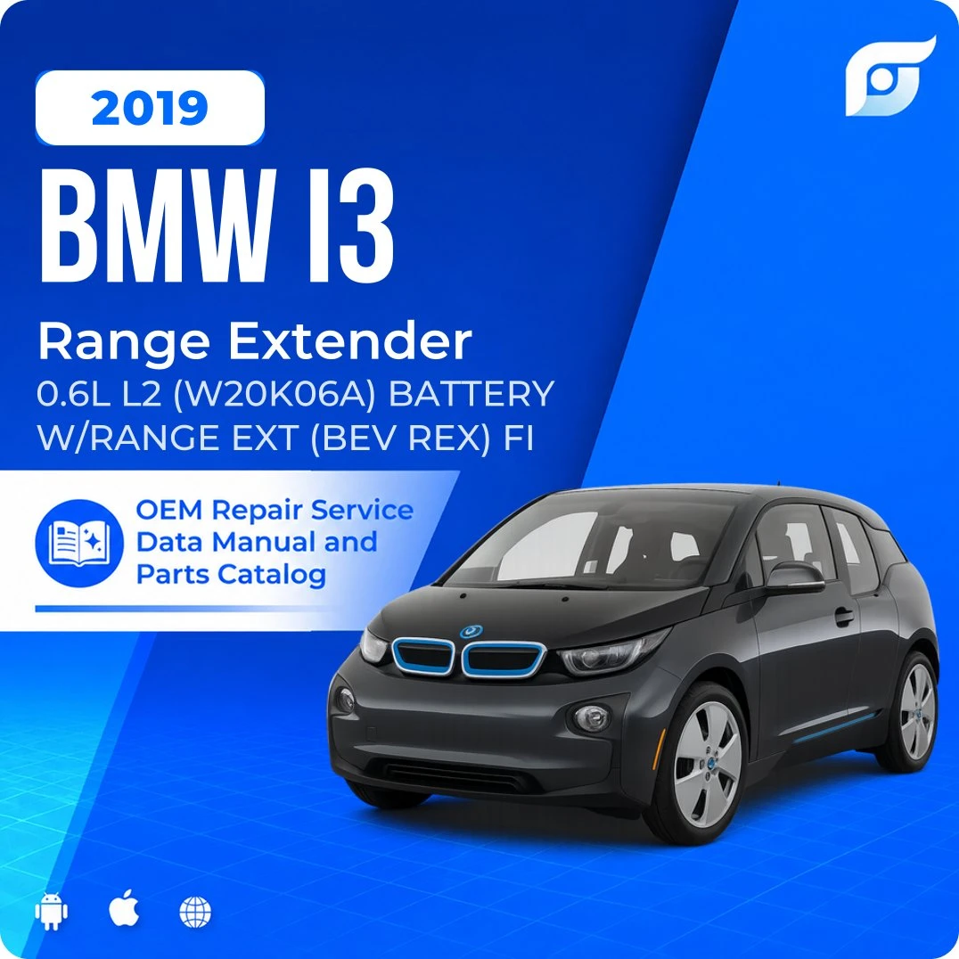 2019 BMW i3 Range Extender - OEM Repair Service Manual