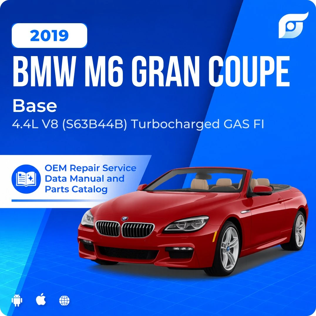 2019 BMW M6 Gran Coupe Base - OEM Repair Service Manual