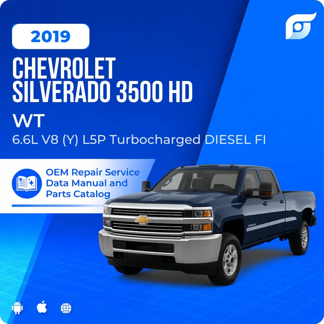 2019 Chevrolet Silverado 3500 HD WT - OEM Repair Service Manual