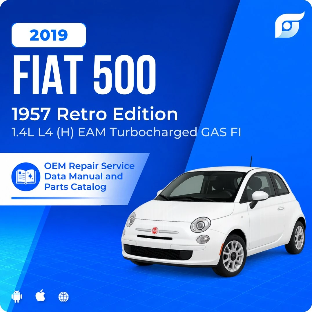 2019 Fiat 500 1957 Retro Edition - OEM Repair Service Manual