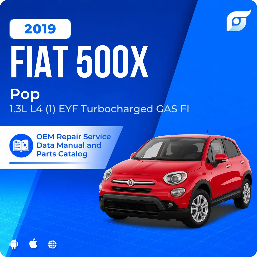 2019 Fiat 500X Pop - OEM Repair Service Manual