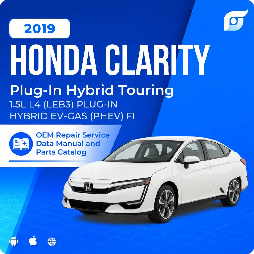 2019 Honda Clarity Plug-In Hybrid Touring - OEM Repair Service Manual