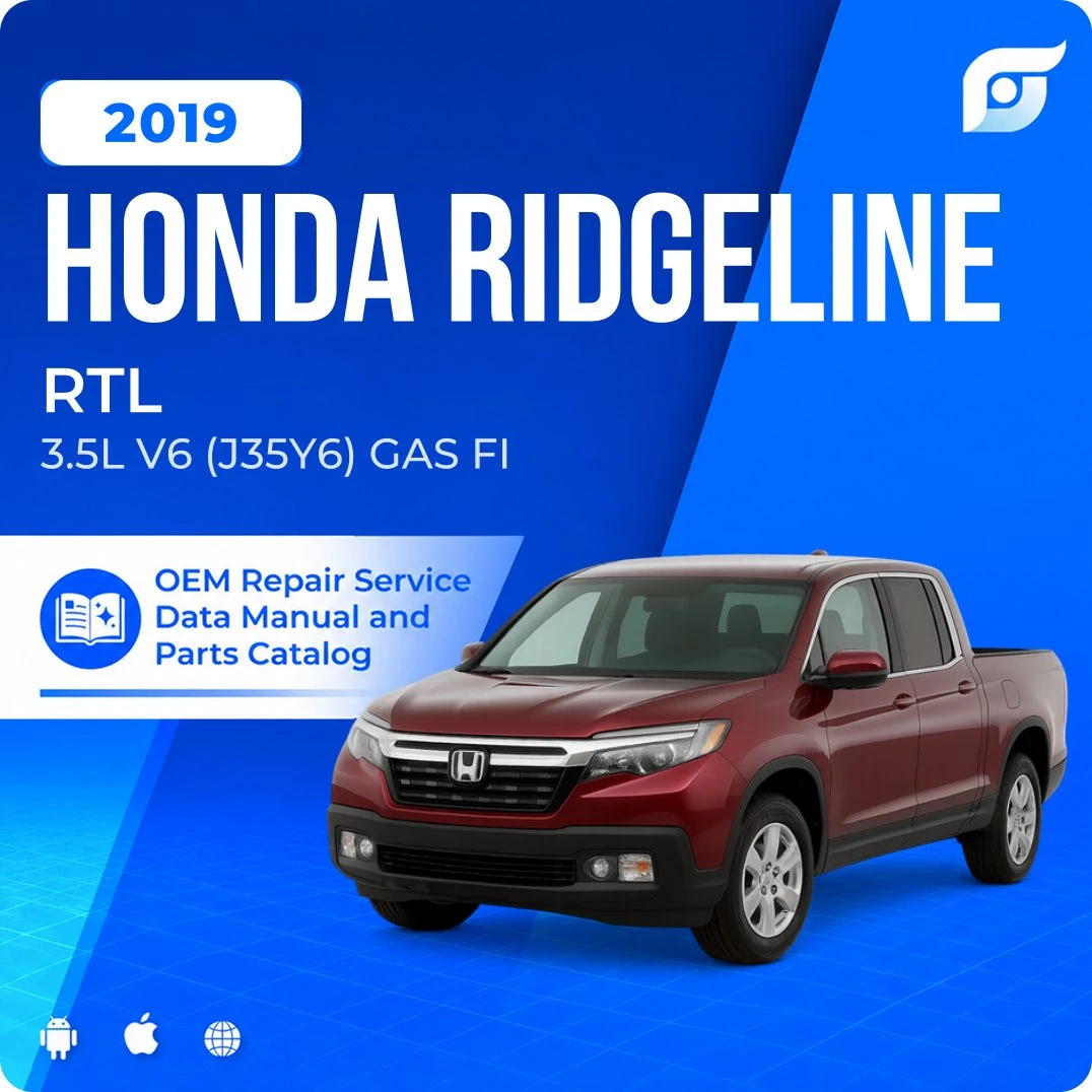 2019 Honda Ridgeline RTL - OEM Repair Service Manual