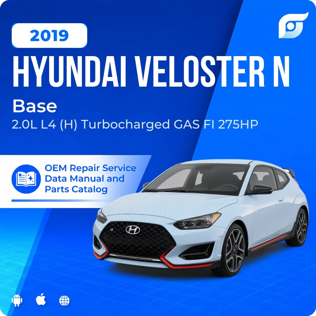2019 Hyundai Veloster N Base - OEM Repair Service Manual