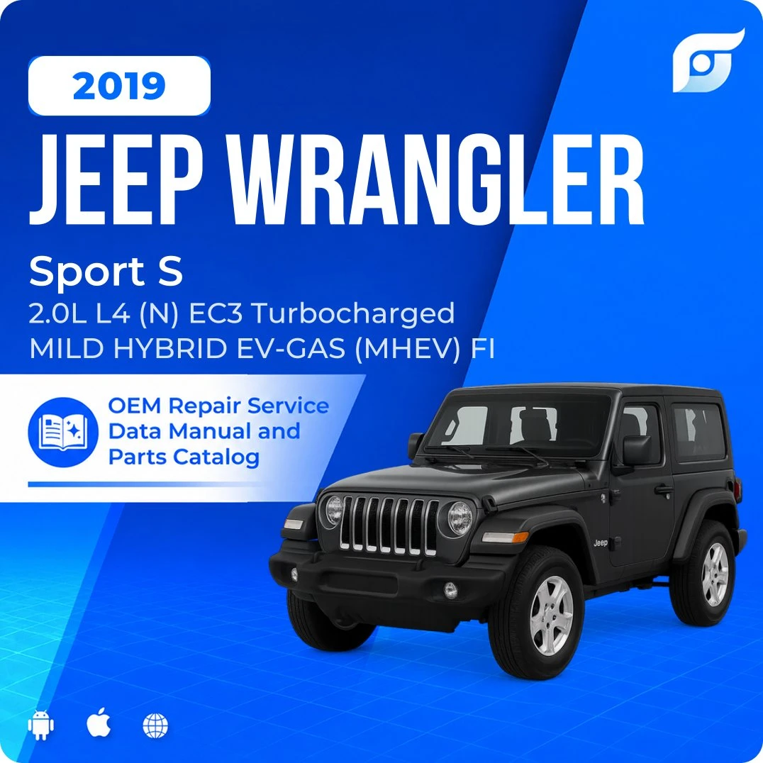 2019 Jeep Wrangler Sport S - OEM Repair Service Manual