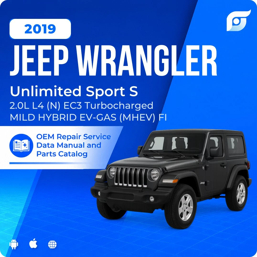 2019 Jeep Wrangler Unlimited Sport S - OEM Repair Service Manual